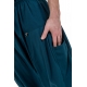 Pantalon sarwal zen Nepal homme femme coton leger bleu petrole