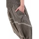 Sarouel grande taille smocks beige chanvre chine Unduman