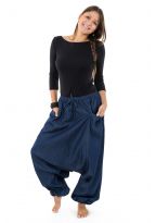 Pantalon sarouel jean denim street baba cool mixte Liam