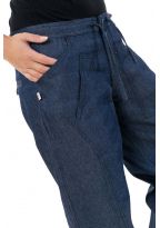 Pantalon blue jean hybride femme homme street chic Nila