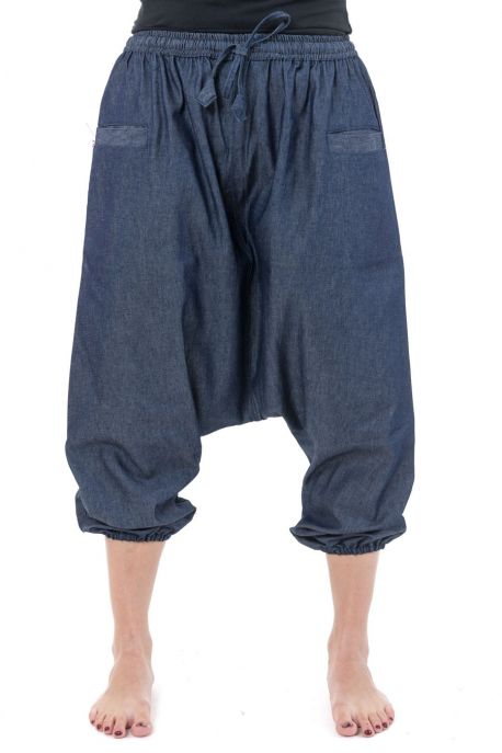 Pantacourt bermuda sarouel jean leger urban babacool mixte