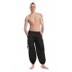 Pantalon aladin printemps ete basic ethnic mixte noir personnalisable