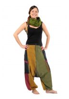 Sarouel Fantazy Reggae big pocket ceinture noire