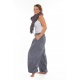Pantalon bouffant mixte Kerman gris bleu personnalisable