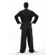 Pantalon hybride homme femme noir uni personnalisable