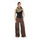 Pantalon hybride marron uni personnalisable