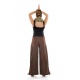 Pantalon hybride marron uni personnalisable