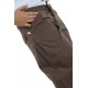 Pantalon hybride marron uni personnalisable