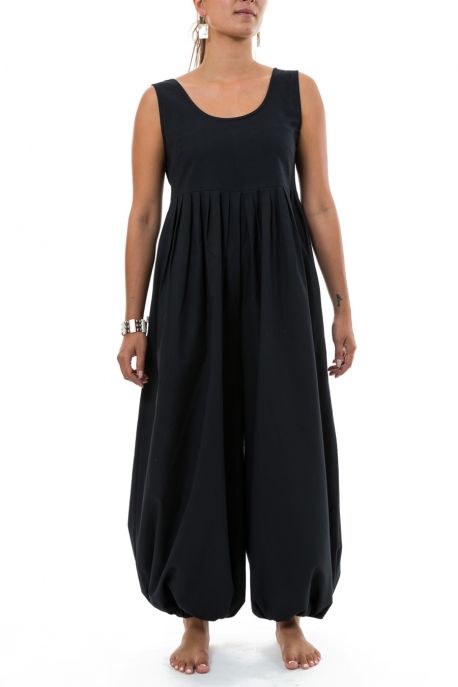 Combi pantalon sarouel noire classic chic Sastriya full size