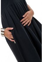 Combi pantalon sarouel noire classic chic Sastriya full size
