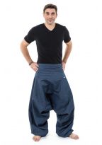 Saroual blue jean brut new bali aladdin homme femme