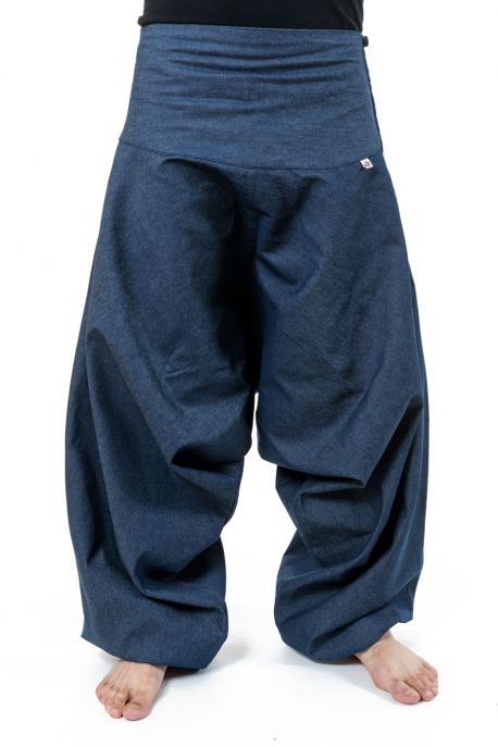 Saroual blue jean brut new bali aladdin homme femme
