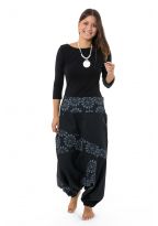 Sarouel ethnic graphic noir et gris nepalese snow Vesna