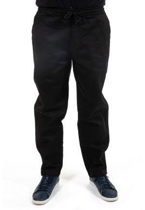 Pantalon large jean noir Gadha zoom