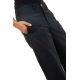 Pantalon large avec pinces noir Deenah