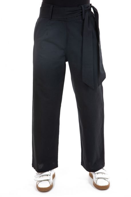 Pantalon large ceinture pinces Gobara zoom