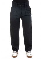 Pantalon droit avec plis noir Matra zoom