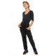 Pantalon droit avec ceinture Samanya face