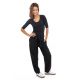 Pantalon large ceinture et pinces Reenah face