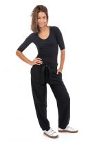 Pantalon large ceinture et pinces Reenah face
