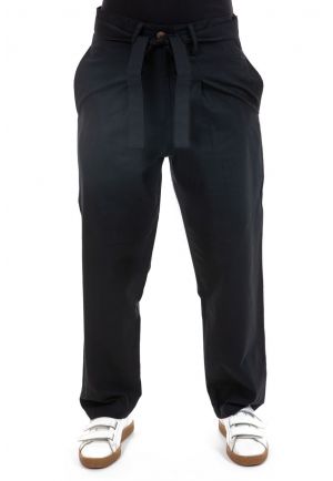Pantalon large ceinture et pinces Reenah zoom