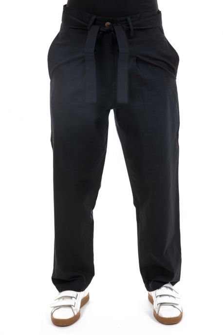 Pantalon large ceinture et pinces Reenah zoom