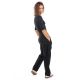 Pantalon large ceinture et pinces Reenah