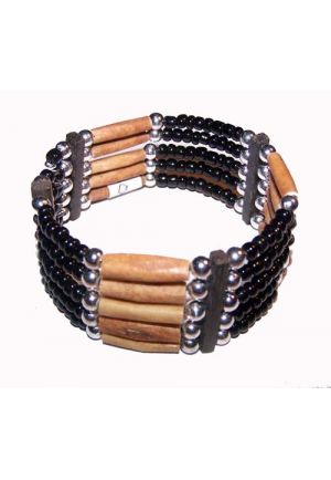 BR210 Bamboo and beads Bracelet
