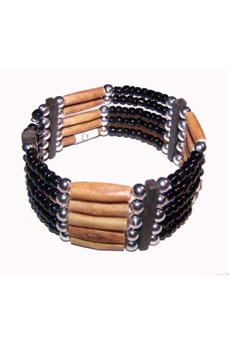 BR210 Bamboo and beads Bracelet