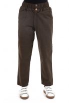 Pantalon droit soft kaki Mahina zoom