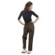 Pantalon droit soft marron Mahina