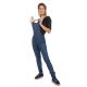 Salopette femme jean denim chic Jiana face