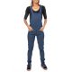 Salopette femme jean denim chic Jiana zoom