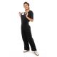 Salopette femme hiver twill noir Macha face