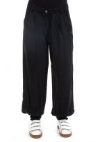 Pantalon fluide noir chic Bagheerah zoom