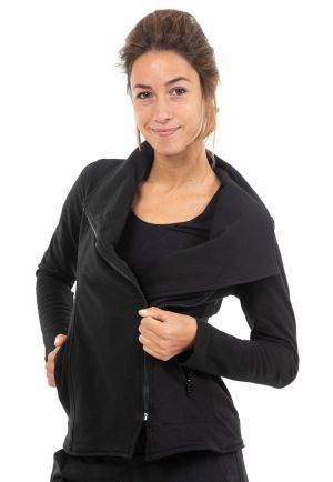 Veste jersey sweat molleton doux Harina face