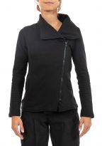 Veste jersey sweat molleton doux Harina zoom