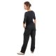 Pantalon ample twill doux noir
