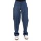 Pantalon large carotte femme denim zoom
