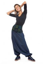 Sarwel denim femme imprime Rangah face