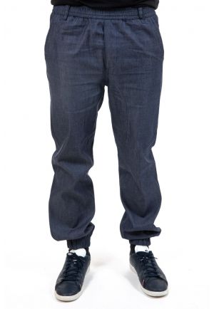 Pantalon jogging jean denim Khela zoom