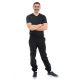 Pantalon large velours noir hiver face