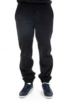 Pantalon large velours noir hiver zoom