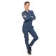 Combinaison jean doux style bleu de travail face