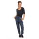 Pantalon fusele femme denim Danii face