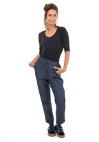 Pantalon fusele femme denim Danii face