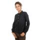 Blouse broderie dentelle noire Kohila face