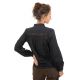 Blouse broderie dentelle noire Kohila
