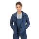 Veste denim et polaire douce Rangah face