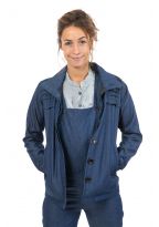 Veste denim et polaire douce Rangah face